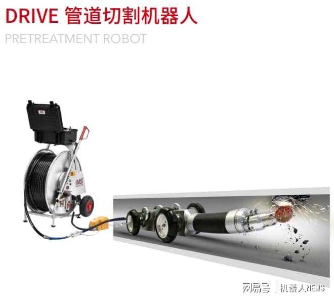 解锁管道堵塞难题施罗德DRIVE切割机器人引领管道疏通新时代