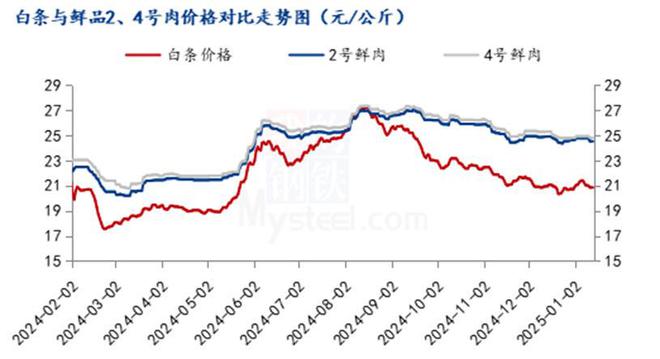 Mysteel解读：2025年春节前夕生猪市场走势分析及价格上行潜力评估(图3)