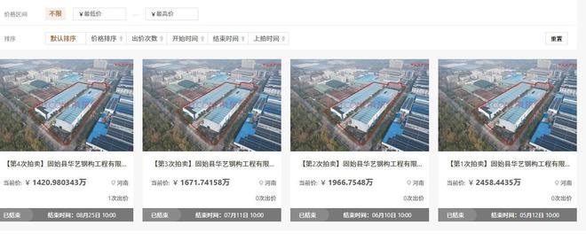 信阳市固始县一个占地40亩的工厂破产拍卖被人1421万元买下(图2)