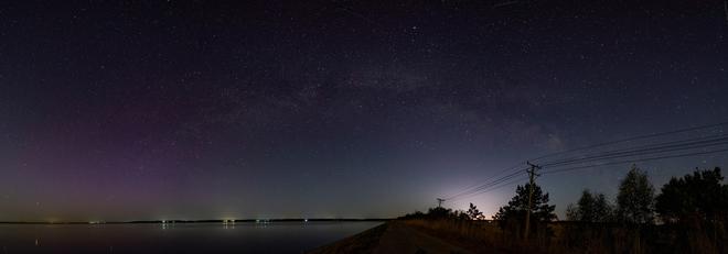 星空相册夏夜极光与星空辉映中国最北天空(图3)